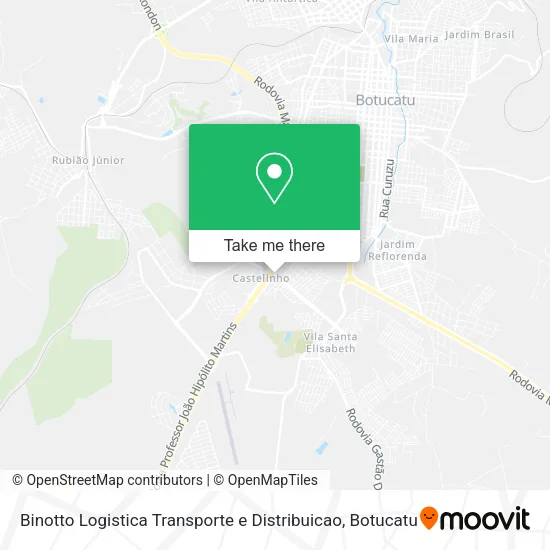 Binotto Logistica Transporte e Distribuicao map