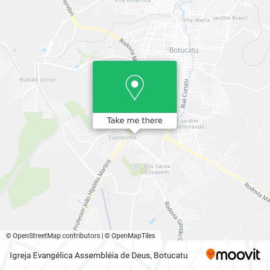 Mapa Igreja Evangélica Assembléia de Deus