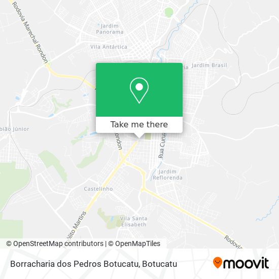 Borracharia dos Pedros Botucatu map