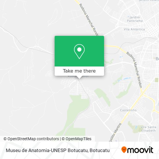 Museu de Anatomia-UNESP Botucatu map