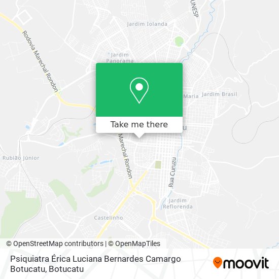 Psiquiatra Érica Luciana Bernardes Camargo Botucatu map