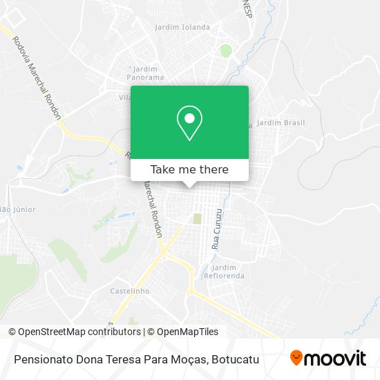 Mapa Pensionato Dona Teresa Para Moças