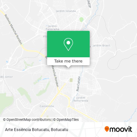 Arte Essência Botucatu map