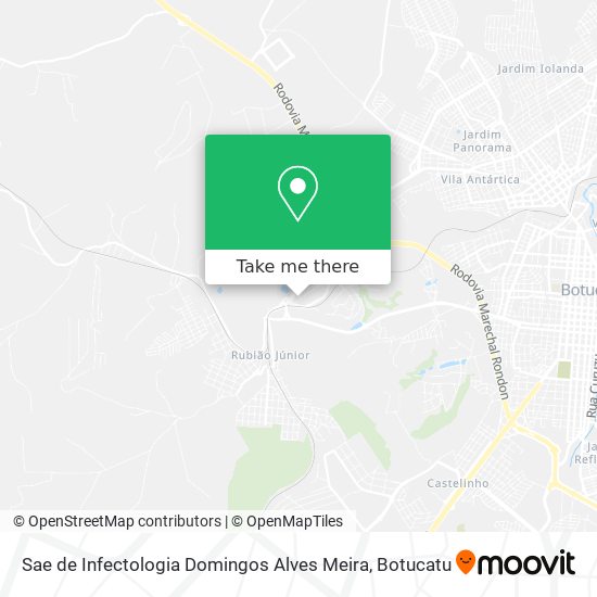 Mapa Sae de Infectologia Domingos Alves Meira