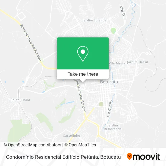 Condomínio Residencial Edifício Petúnia map