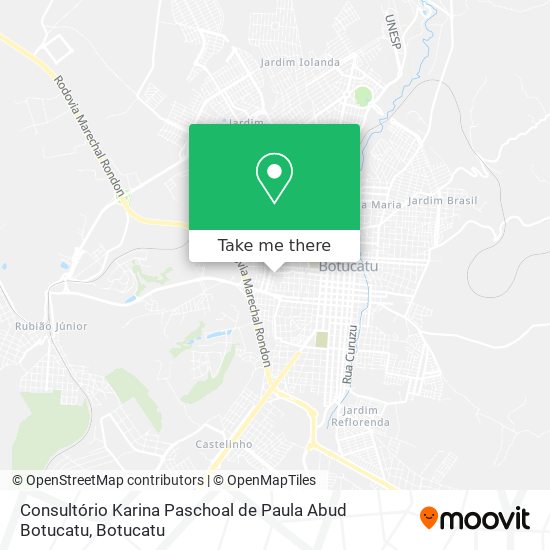 Consultório Karina Paschoal de Paula Abud Botucatu map