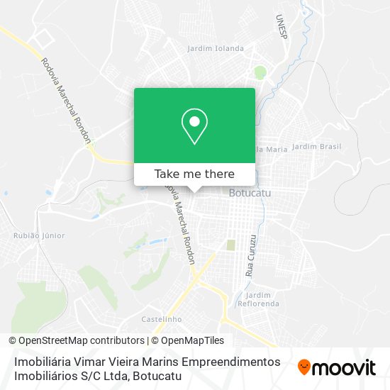 Imobiliária Vimar Vieira Marins Empreendimentos Imobiliários S / C Ltda map