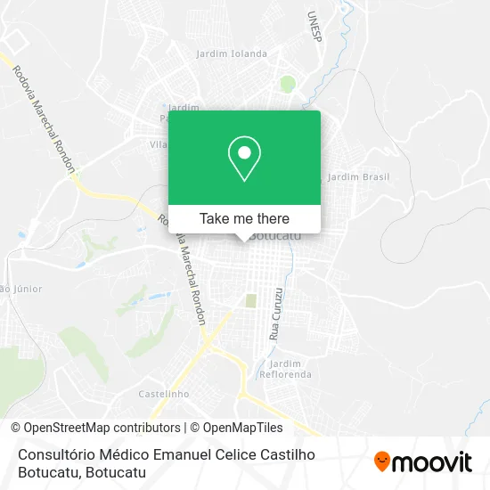 Consultório Médico Emanuel Celice Castilho Botucatu map