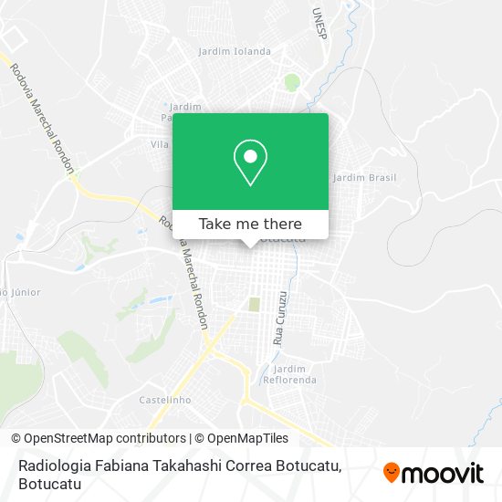 Mapa Radiologia Fabiana Takahashi Correa Botucatu