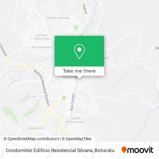 Mapa Condomínio Edifício Residencial Silvana