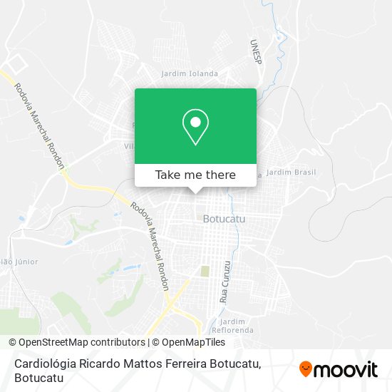 Cardiológia Ricardo Mattos Ferreira Botucatu map