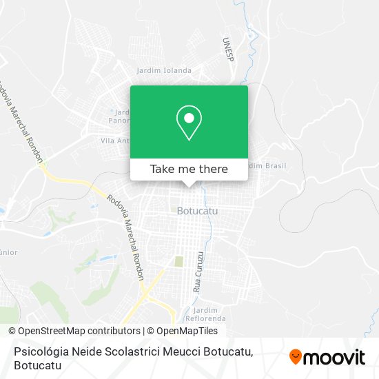 Mapa Psicológia Neide Scolastrici Meucci Botucatu