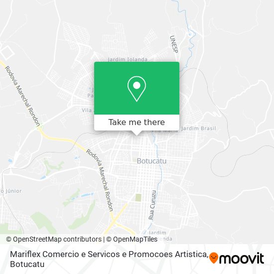 Mapa Mariflex Comercio e Servicos e Promocoes Artistica