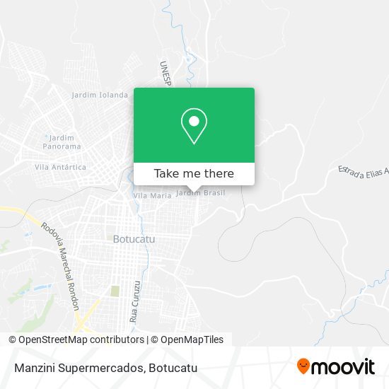 Mapa Manzini Supermercados