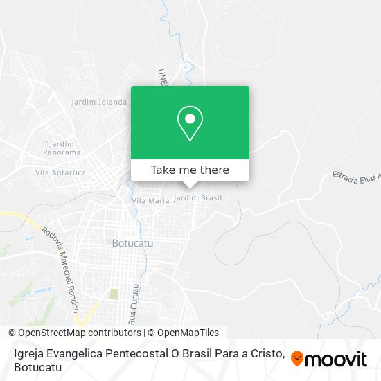 Igreja Evangelica Pentecostal O Brasil Para a Cristo map