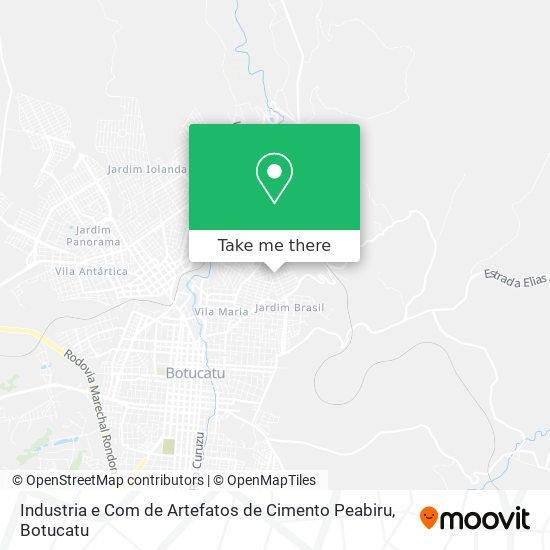 Industria e Com de Artefatos de Cimento Peabiru map