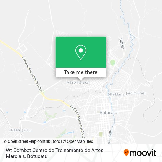 Mapa Wt Combat Centro de Treinamento de Artes Marciais