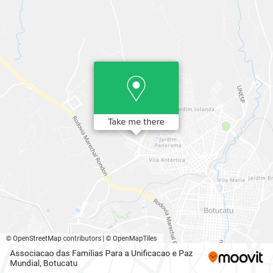 Associacao das Familias Para a Unificacao e Paz Mundial map