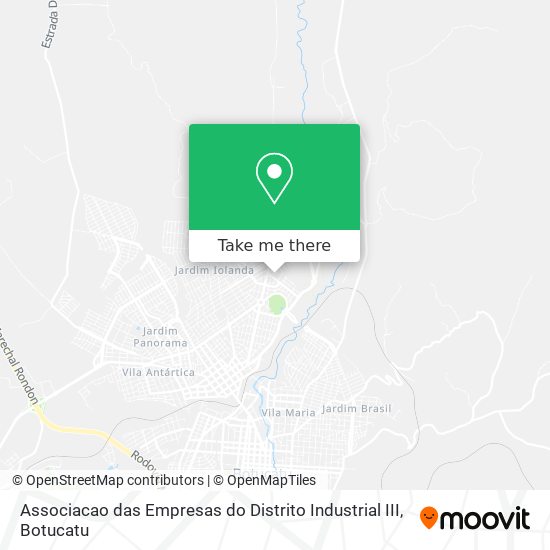 Associacao das Empresas do Distrito Industrial III map