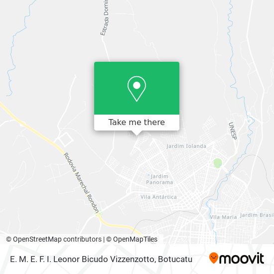 E. M. E. F. I. Leonor Bicudo Vizzenzotto map