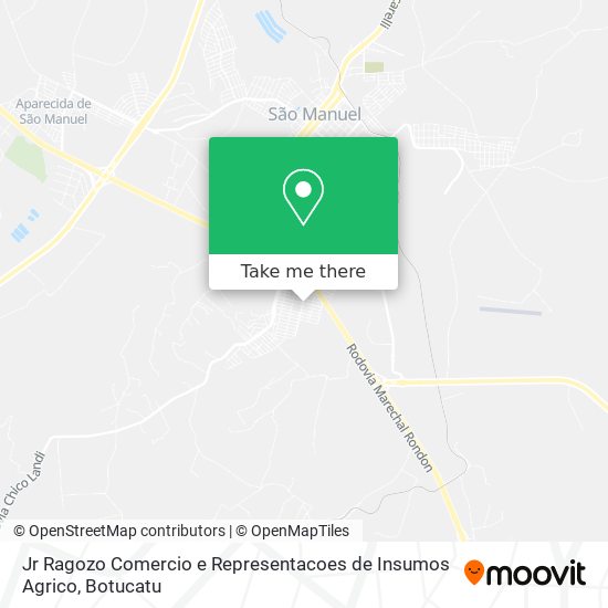 Jr Ragozo Comercio e Representacoes de Insumos Agrico map