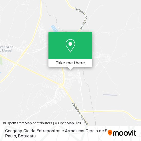 Ceagesp Cia de Entrepostos e Armazens Gerais de S Paulo map