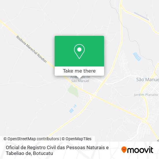 Oficial de Registro Civil das Pessoas Naturais e Tabeliao de map
