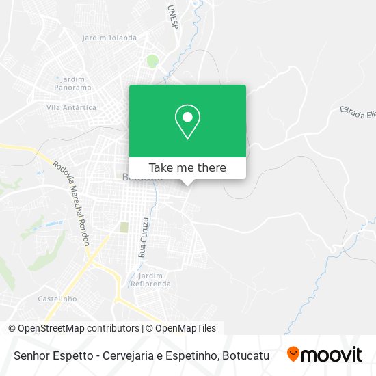 Mapa Senhor Espetto - Cervejaria e Espetinho