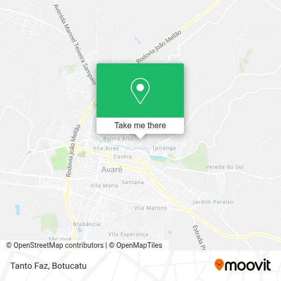 Tanto Faz map