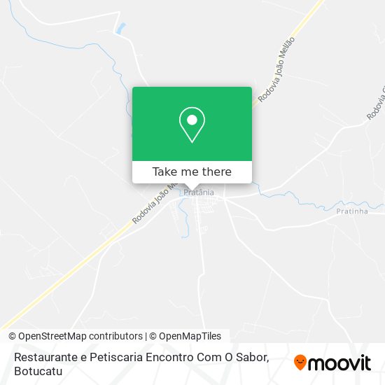 Restaurante e Petiscaria Encontro Com O Sabor map