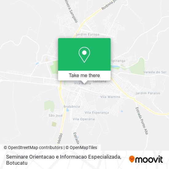 Seminare Orientacao e Informacao Especializada map