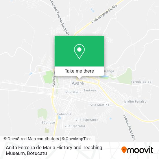 Anita Ferreira de Maria History and Teaching Museum map