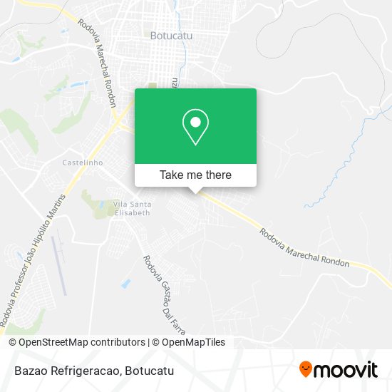 Bazao Refrigeracao map