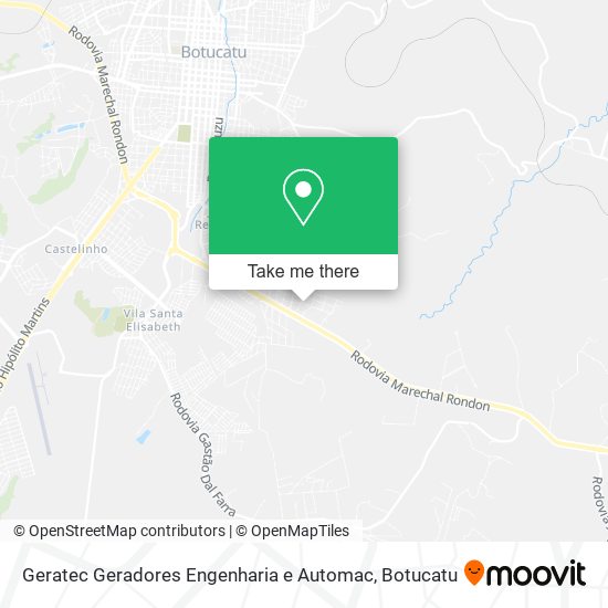 Mapa Geratec Geradores Engenharia e Automac