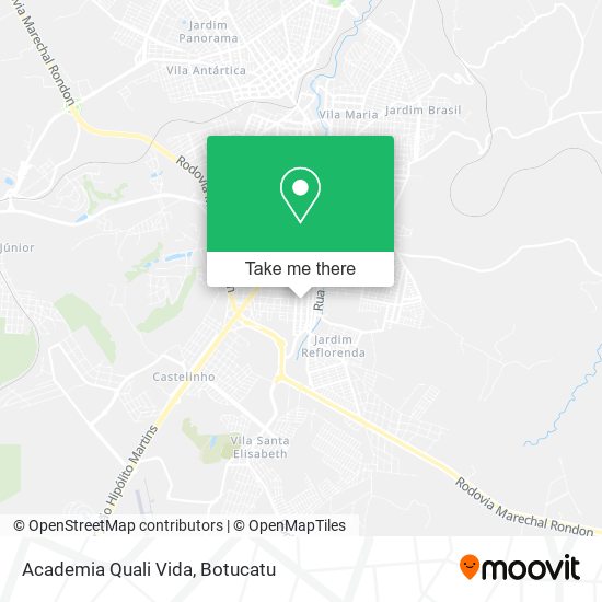 Mapa Academia Quali Vida