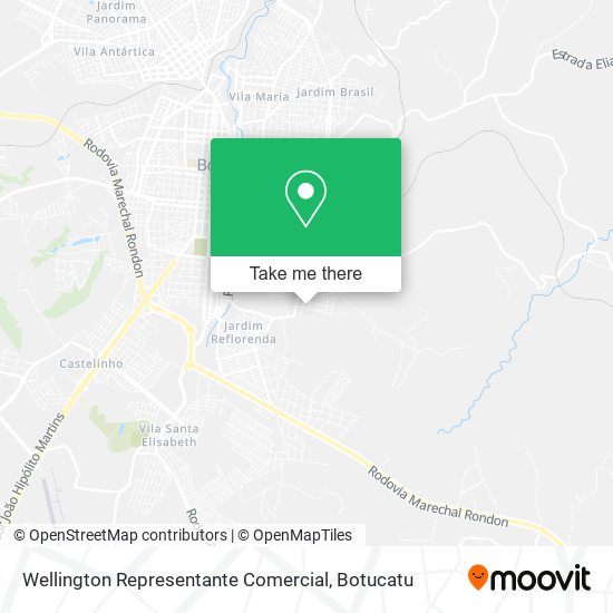 Mapa Wellington Representante Comercial