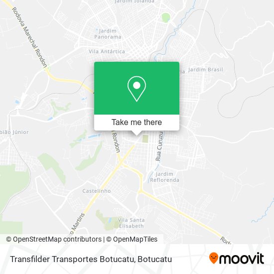 Mapa Transfilder Transportes Botucatu