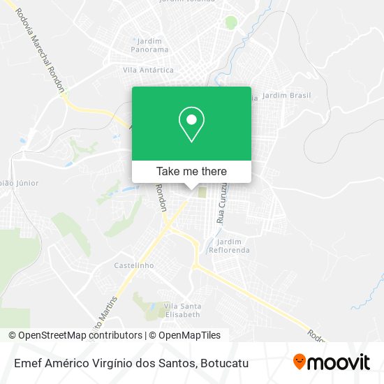 Emef Américo Virgínio dos Santos map