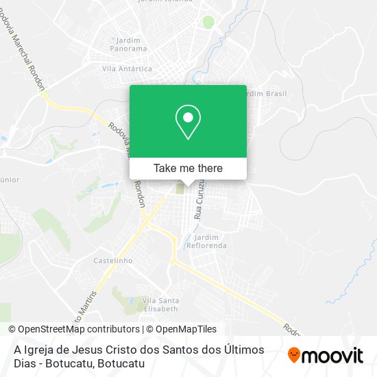 Mapa A Igreja de Jesus Cristo dos Santos dos Últimos Dias - Botucatu