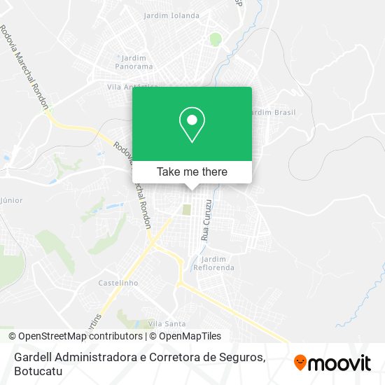 Mapa Gardell Administradora e Corretora de Seguros