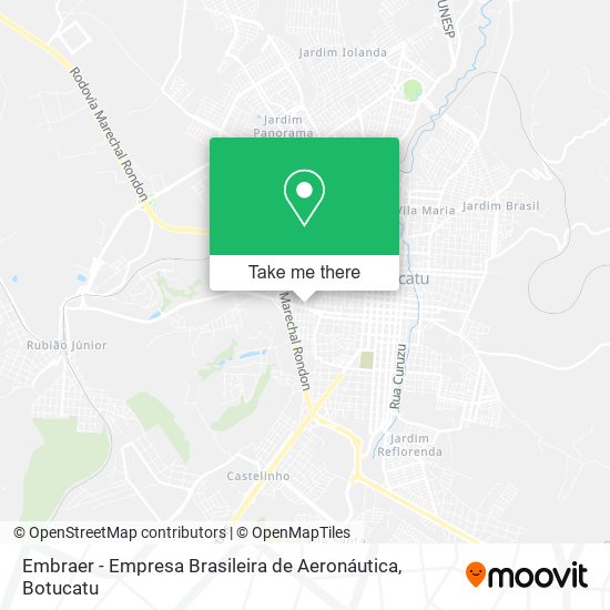 Embraer - Empresa Brasileira de Aeronáutica map