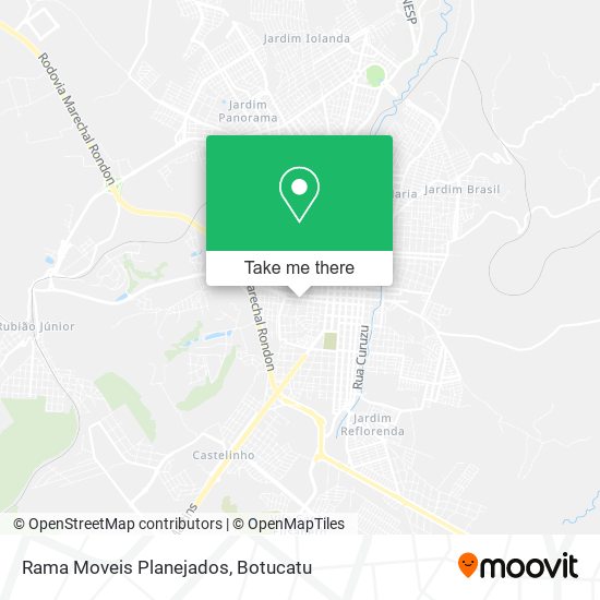 Rama Moveis Planejados map