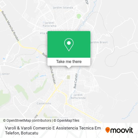 Mapa Varoli & Varoli Comercio E Assistencia Tecnica Em Telefon