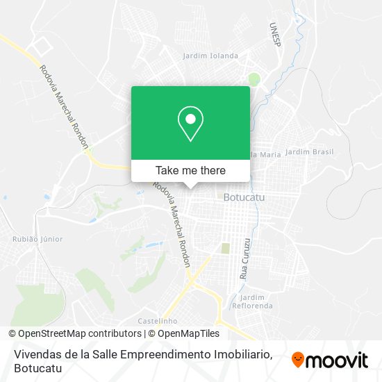 Mapa Vivendas de la Salle Empreendimento Imobiliario