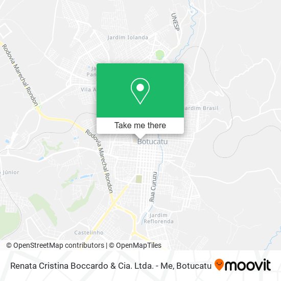 Mapa Renata Cristina Boccardo & Cia. Ltda. - Me