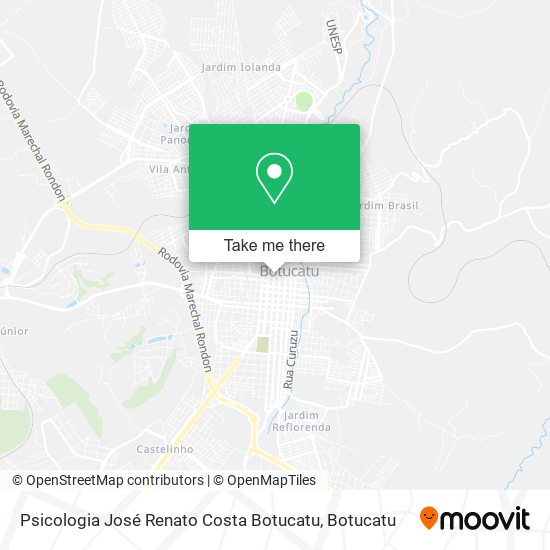 Psicologia José Renato Costa Botucatu map
