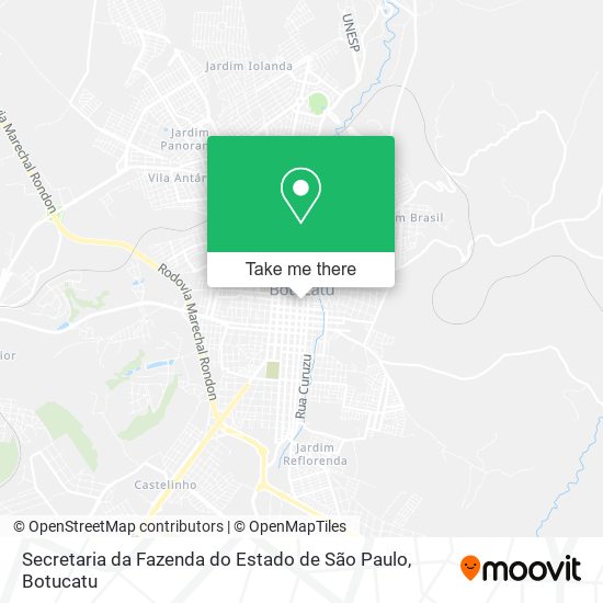 Secretaria da Fazenda do Estado de São Paulo map