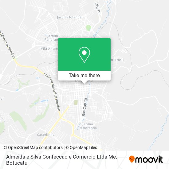 Almeida e Silva Confeccao e Comercio Ltda Me map