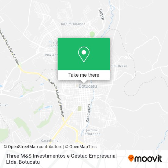 Mapa Three M&S Investimentos e Gestao Empresarial Ltda