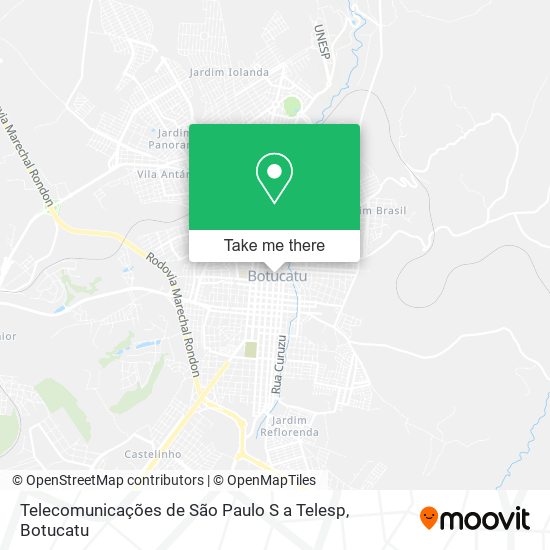 Telecomunicações de São Paulo S a Telesp map